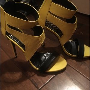 Yellow heels